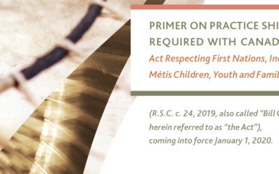 Primer on practice shifts required with Canada’s Act Respecting First Nations, Inuit and Métis Children, Youth and Families Act